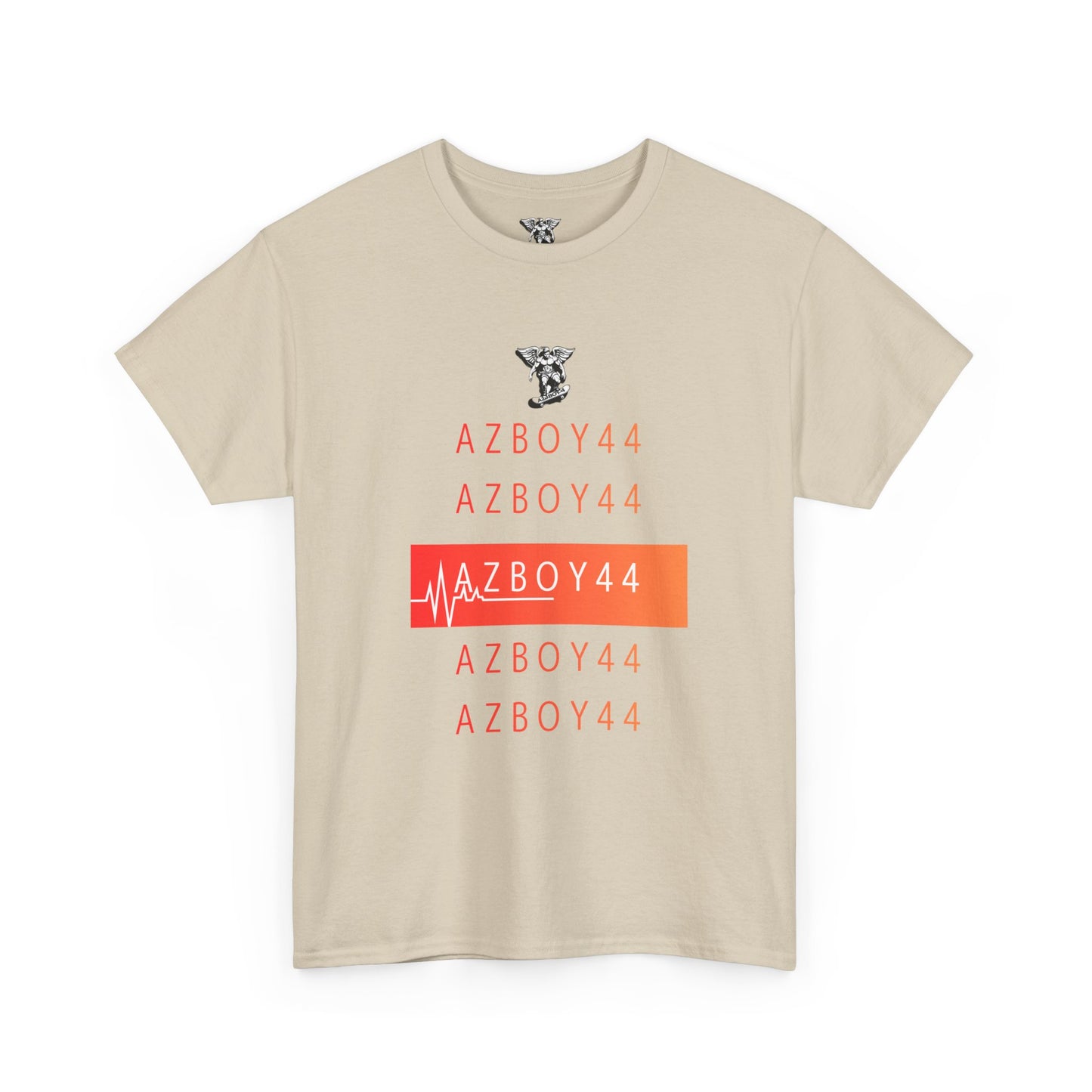 AZBOY44 Graphic Tee — Red Logo T-Shirt