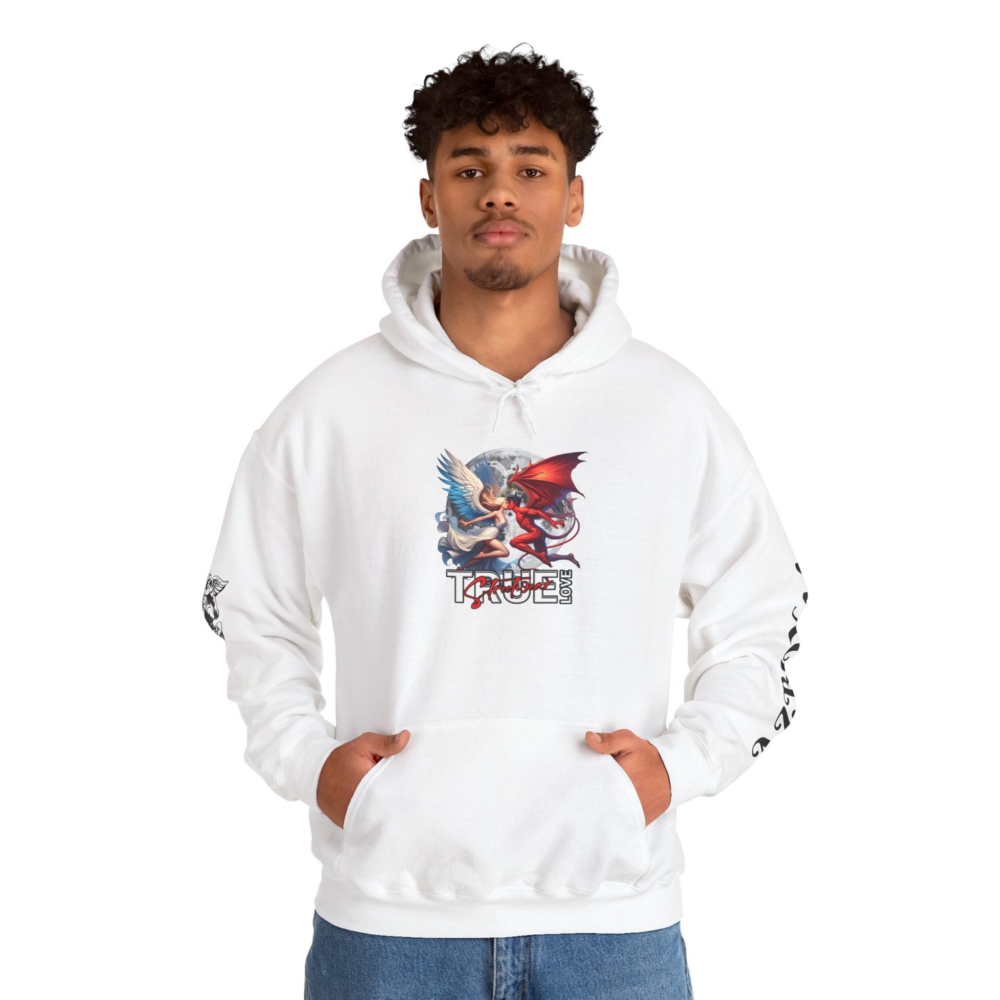 Angel Devil Love Hoodie — Angel & Devil Graphic Sweatshirt
