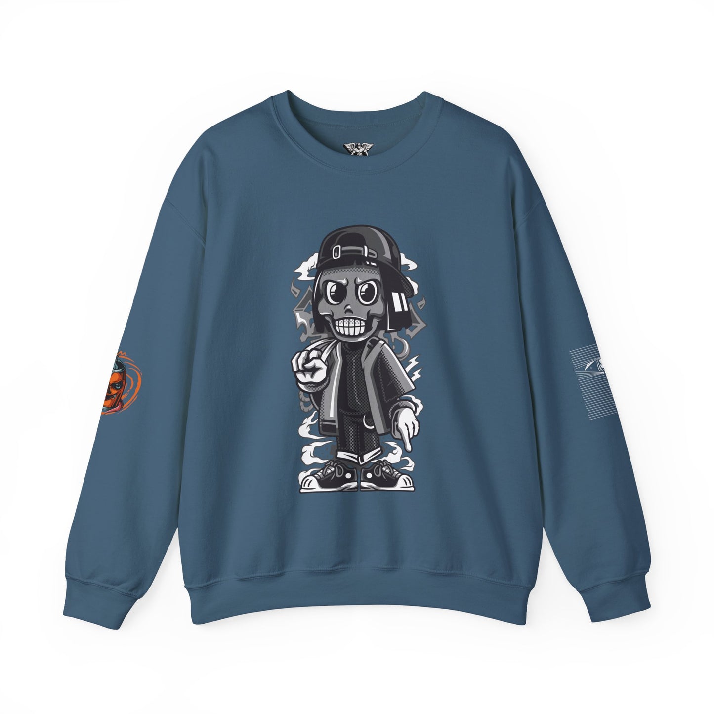 Graphic Unisex Sweatshirt - Casual Fall Streetwear Apparel for Halloween Gift