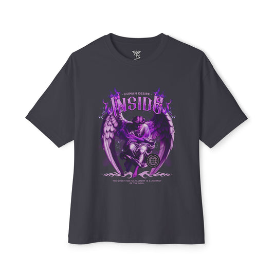 Angel-Inspired Oversized Boxy Tee — Aesthetic Streetwear