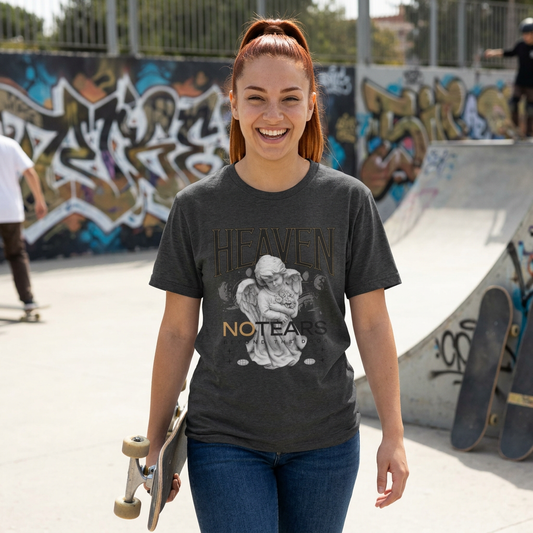 Cherub Memorial Tribute T-Shirt — "Heaven No Tears"