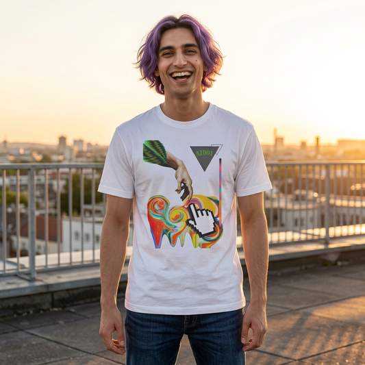 AZBOY44 artwork Oversized Boxy Tee