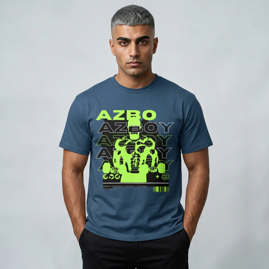 flexing workouts  Heavyweight Graphic Tee - AZBO Design