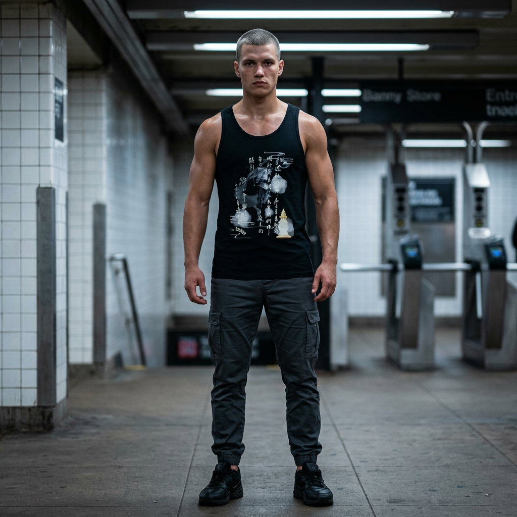 Zen-Inspired Unisex Tank Top