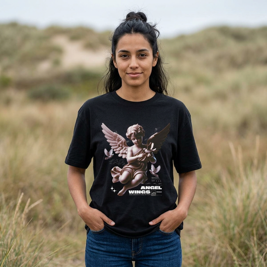 Angel Wings Oversized Tee