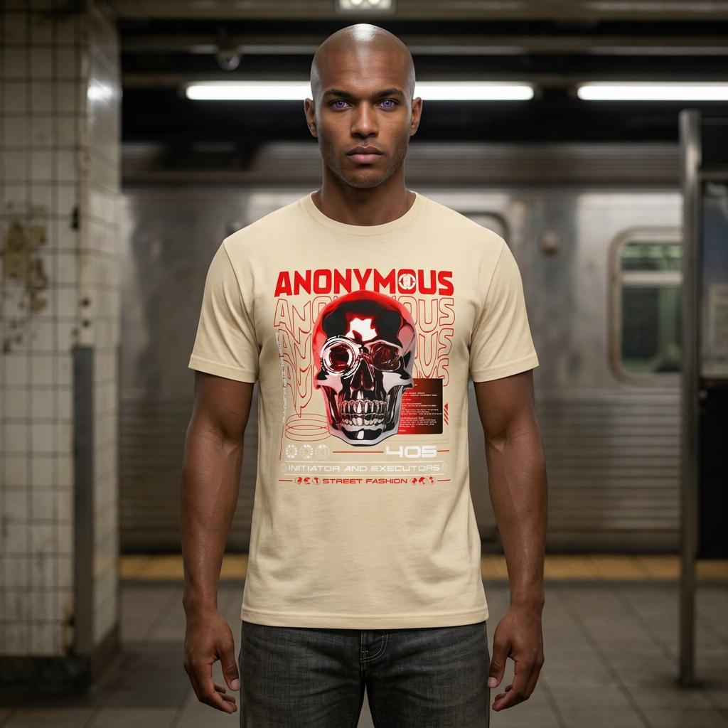 Skull Graphic T-Shirt — Edgy Rock-Inspired Tee