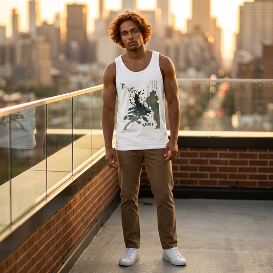 AZBOY 44 Art Tank — Eco-Friendly Unisex Jersey Summer Top