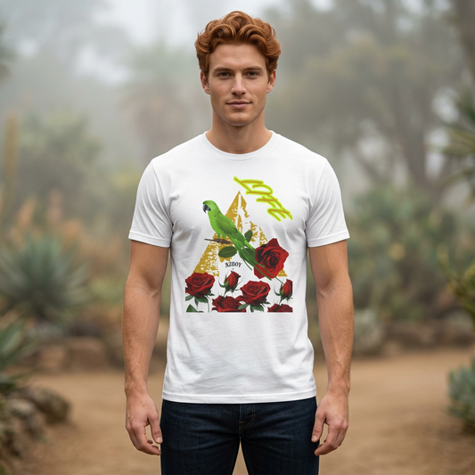 Hope Parrot & Roses Men's Tee