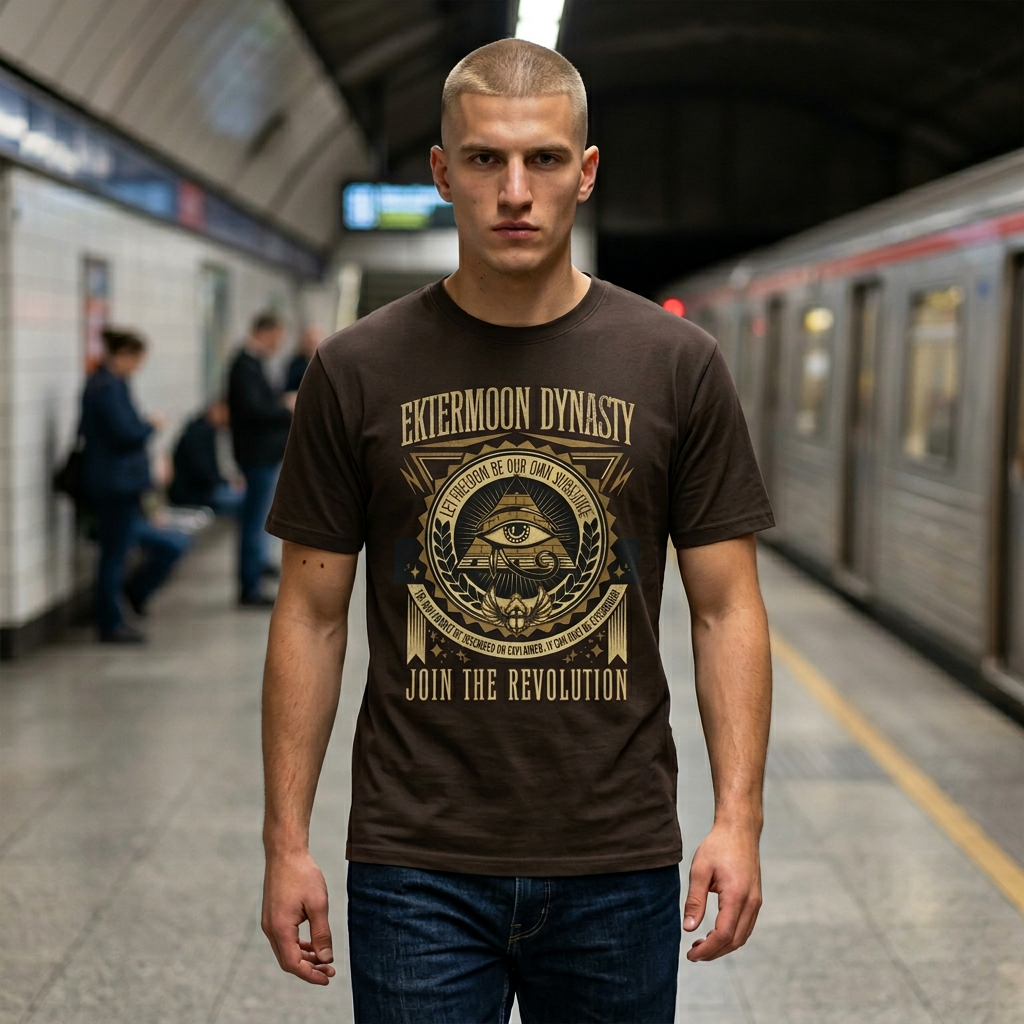 Ektermoon Dynasty Graphic Tee — Hipster Casual T-Shirt