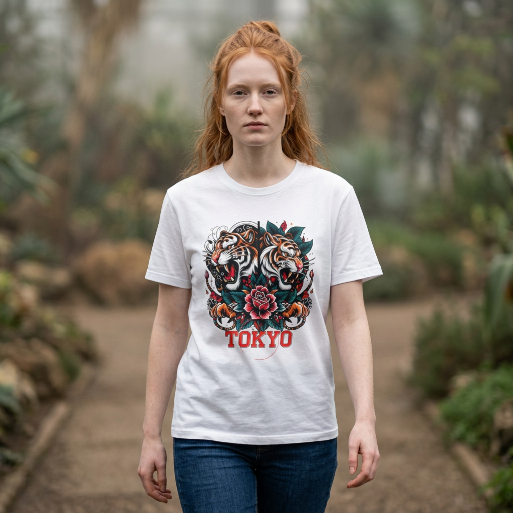 Tokyo Tiger Tattoo T-Shirt