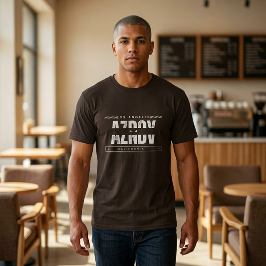 AZBOY44 Graphic T-Shirt — Retro Logo Tee for Streetwear Fans