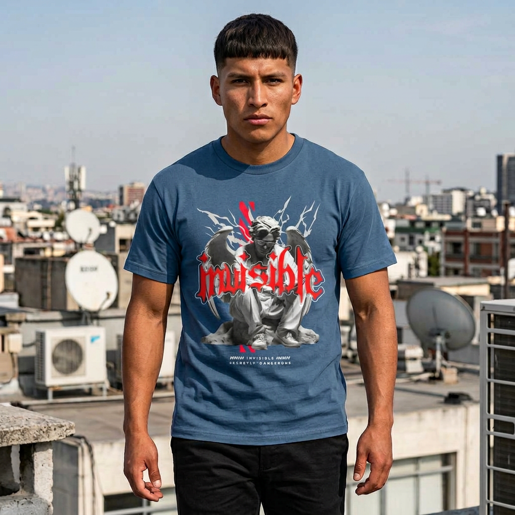 Heavyweight Cotton Tee — Stylish Unisex Casual Streetwear