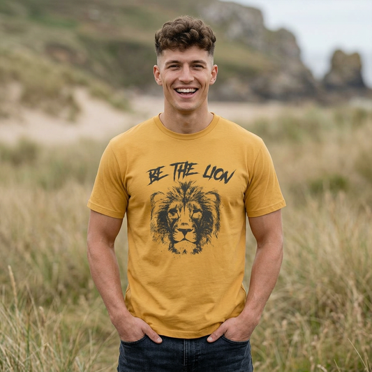 Lion Empowerment Tee — Bold Graphic Lion T‑Shirt for Confidence & Strength