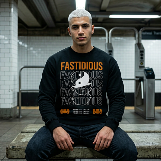 Fastidious Crewneck Sweatshirt — Stylish Unisex Midweight Fleece