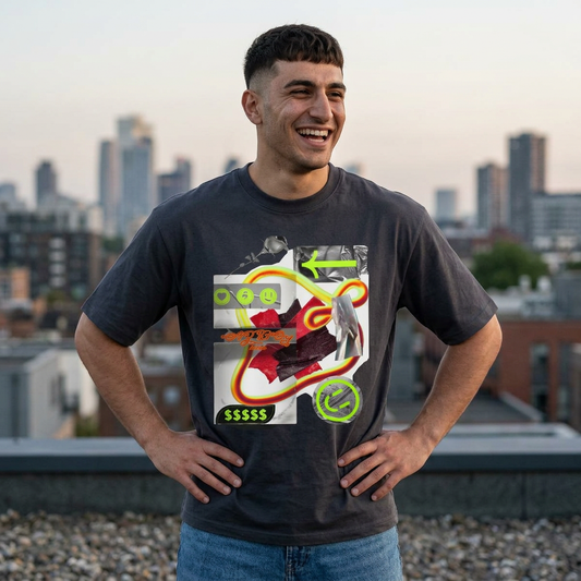 AZBOY Crazy ART Oversized Tee