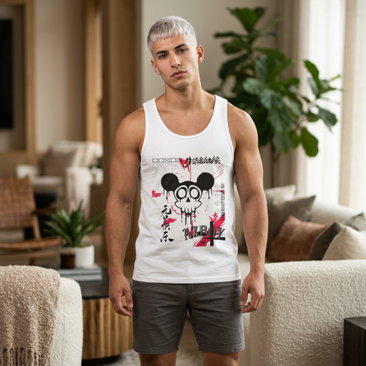 AZBOY Graphic Jersey Tank — Hipster Graphic Tank Top