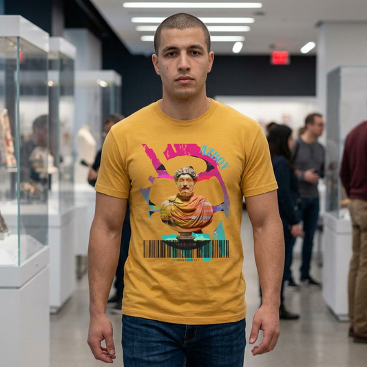 Garment-Dyed Heavyweight Cotton Tee — AZBOY44 Artwork