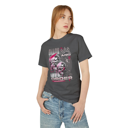 Skull Graphic Unisex Tee - Edgy Streetwear Shirt for Concerts and Festivals