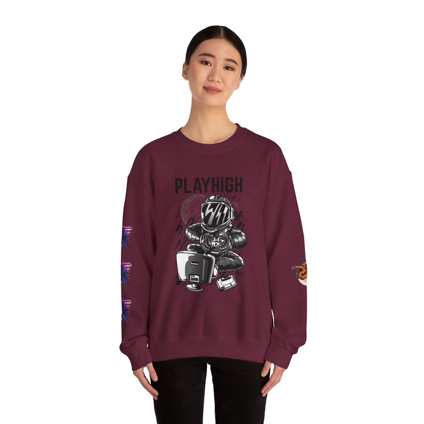 Graphic Crewneck Sweatshirt for Trendy Vibes