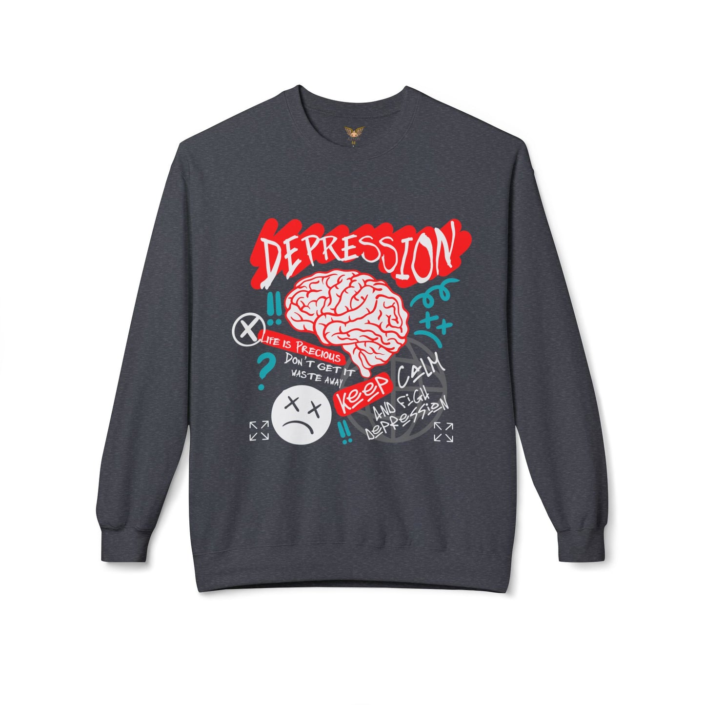 Depression Awareness Fleece Sweatshirt