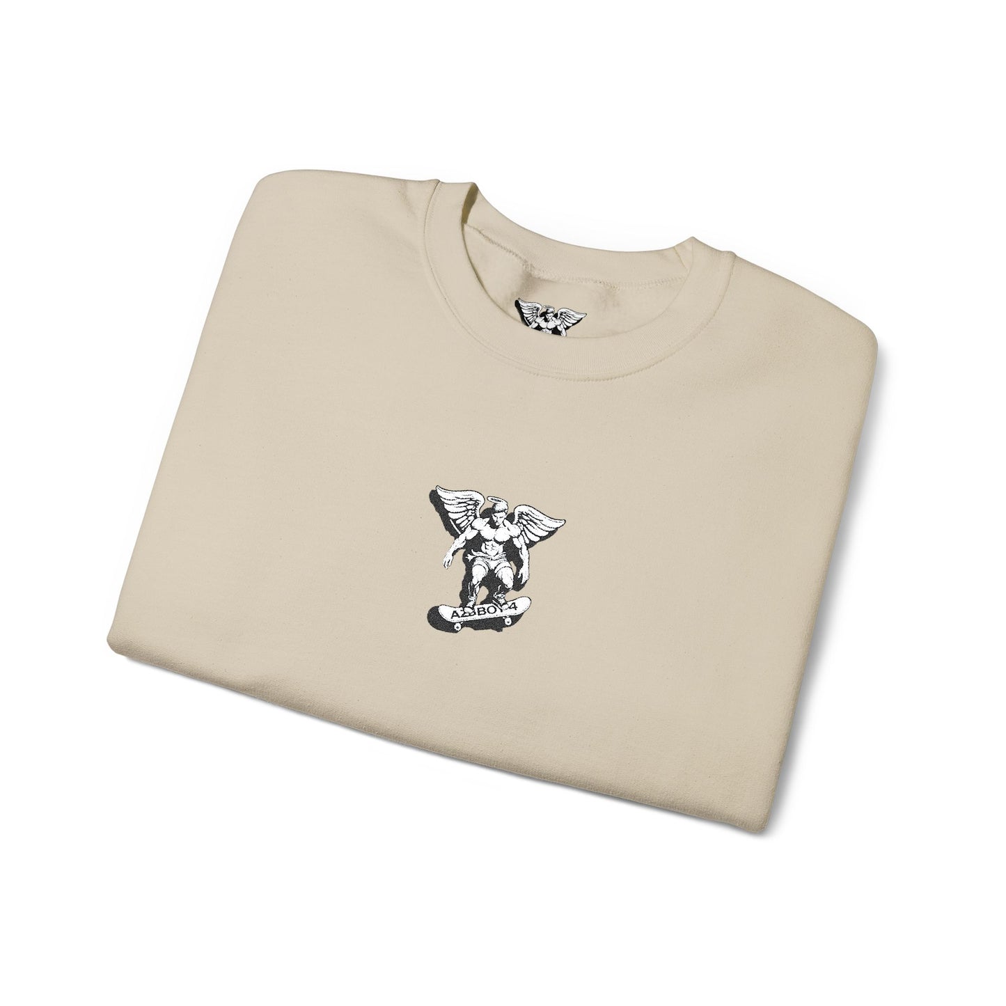 Floral Letter V Crewneck Sweatshirt – Minimal White Monogram Pullover