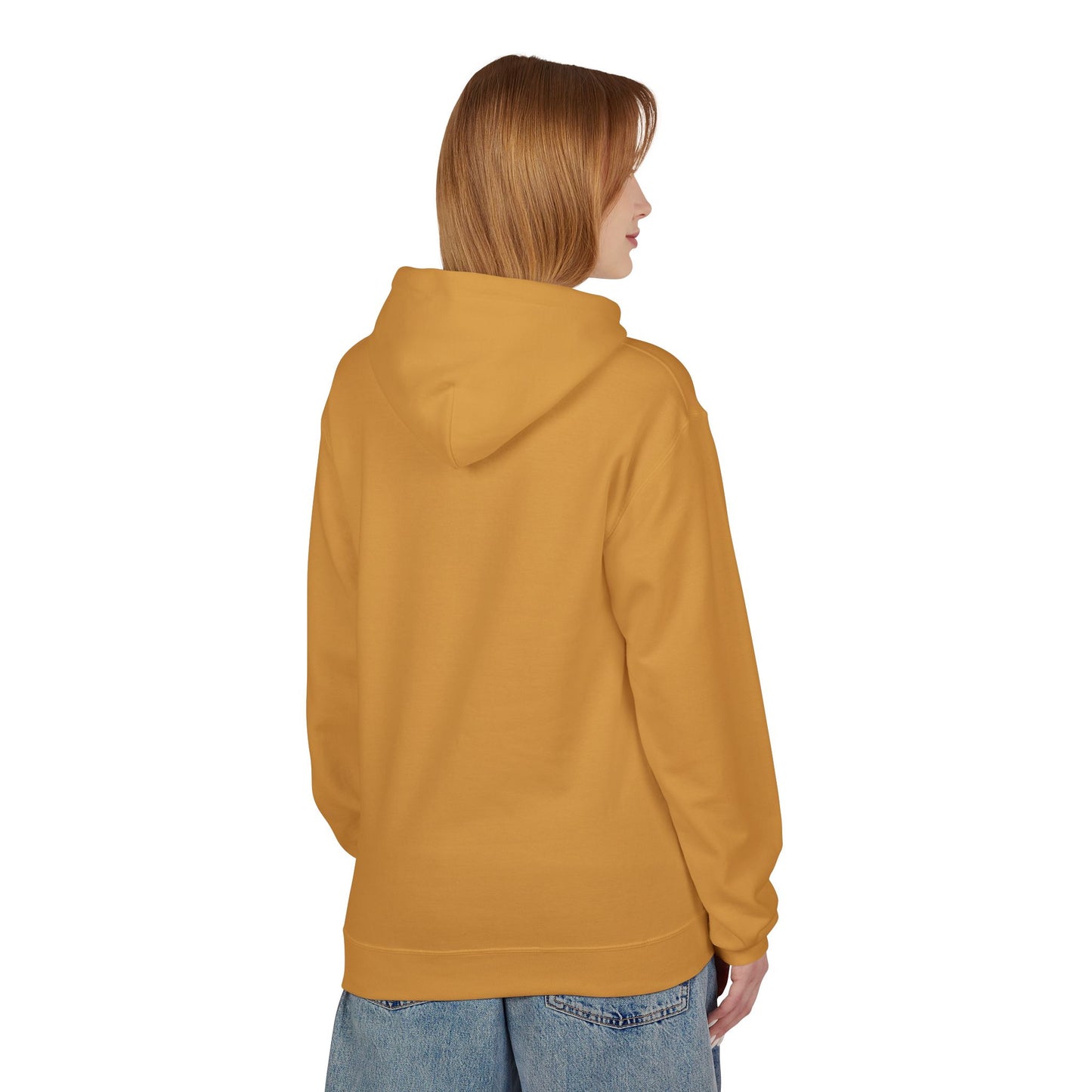 Graphic Fleece Hoodie - Winged Strength Design, Cozy Casual Wear for Him/Her
