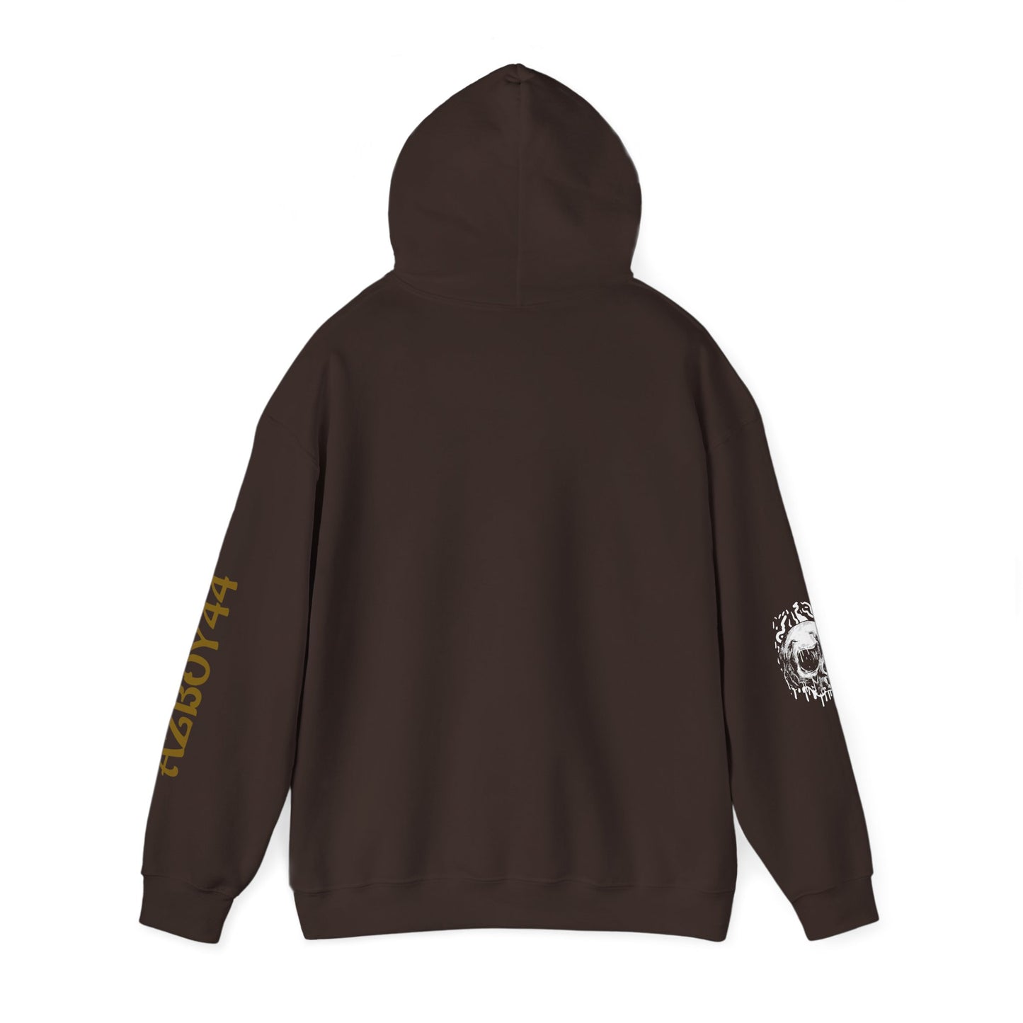 Edgy KING Skull Hoodie - Unisex Heavy Blend Sweatshirt for Statement Style, Streetwear, Festival Fashion
