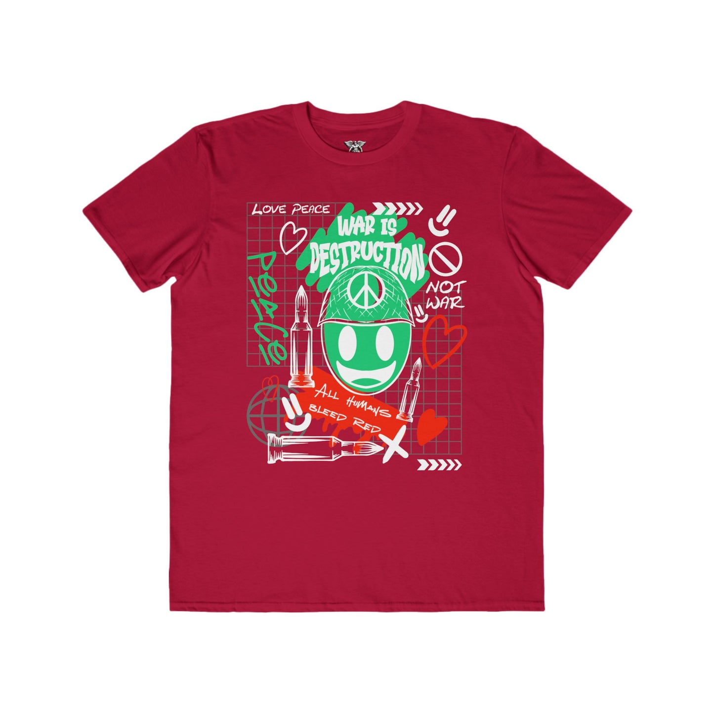 Peace & Love Men's Graphic Tee — Summer Casual Fashion