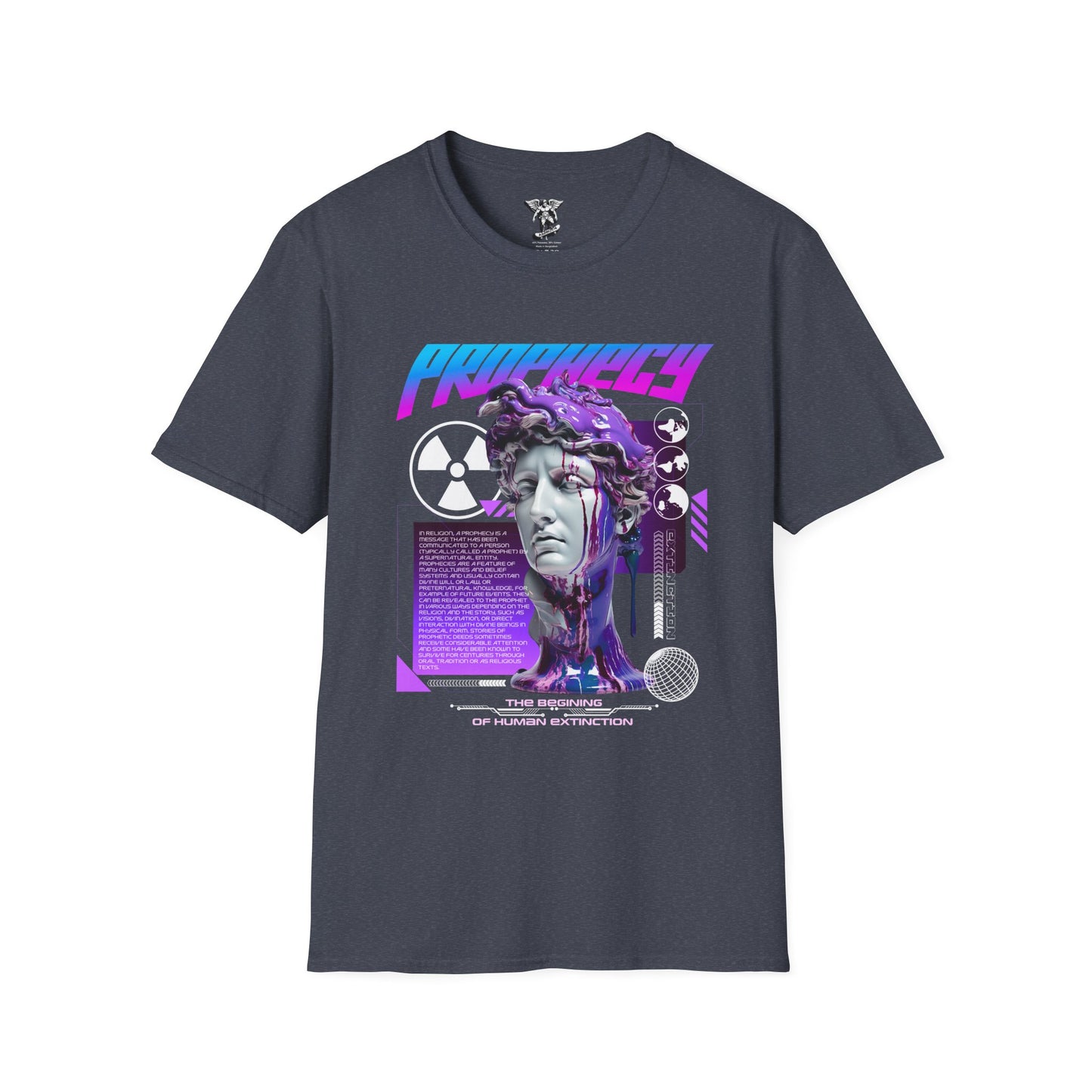 Retro "Prophecy" Graphic Tee — Vintage-Inspired T-Shirt
