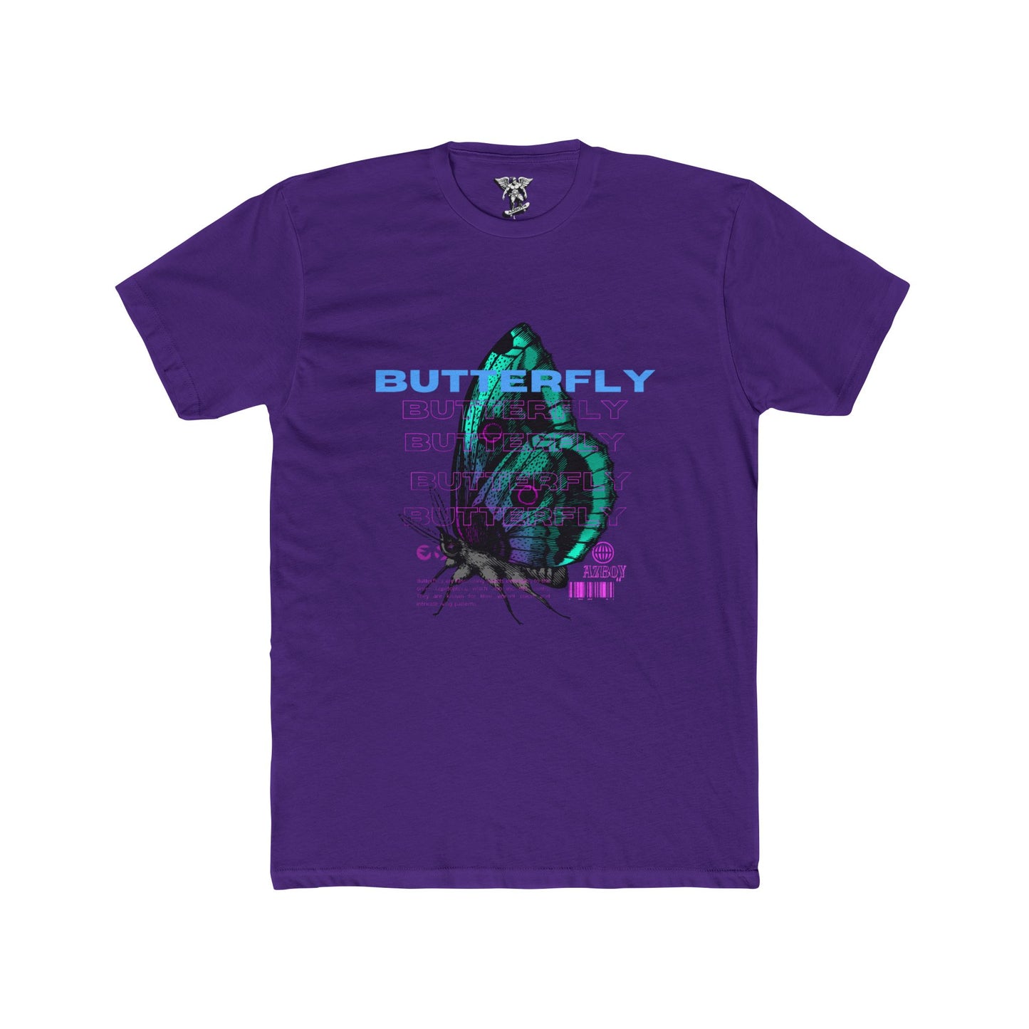 Butterfly Graphic Tee — AZBOY44 Unisex Cotton Crew