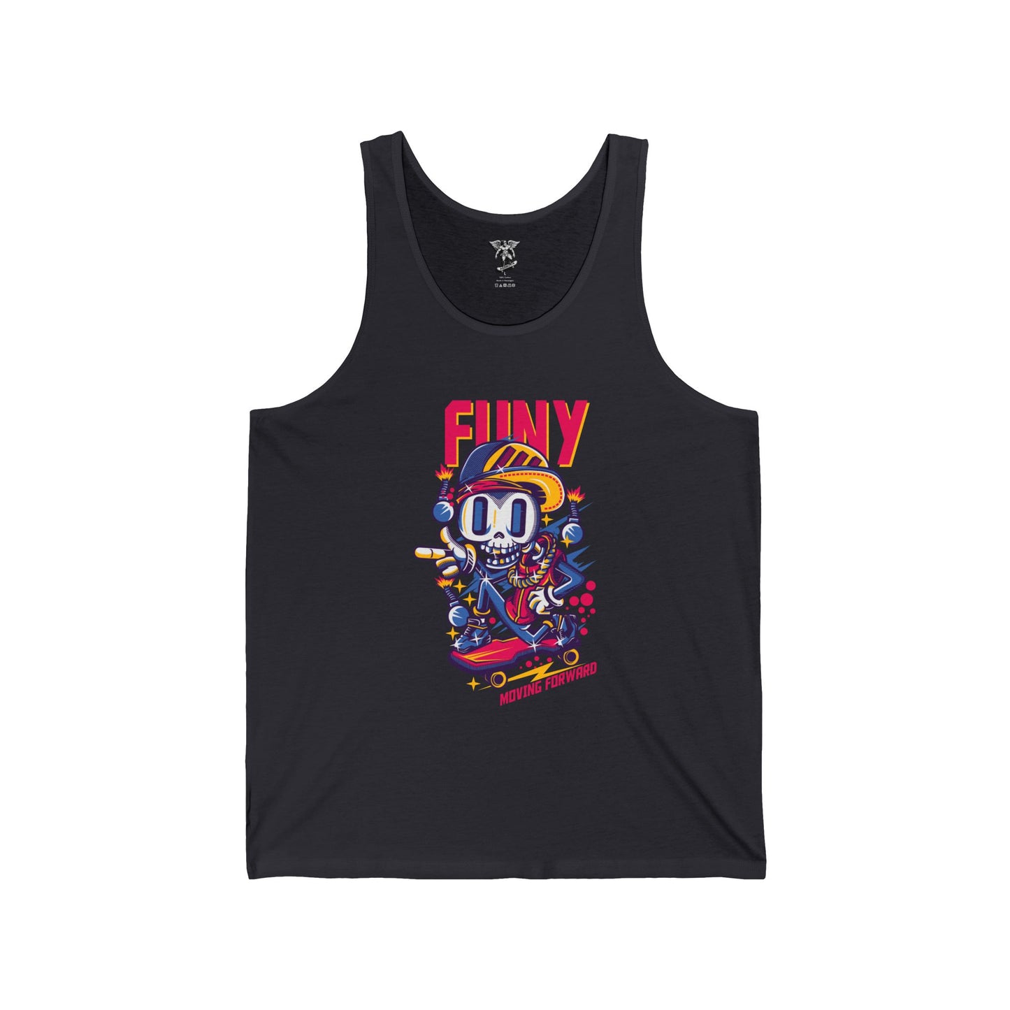Skater Tank Top - Funny Graphic Unisex Jersey Tank for Skateboarders