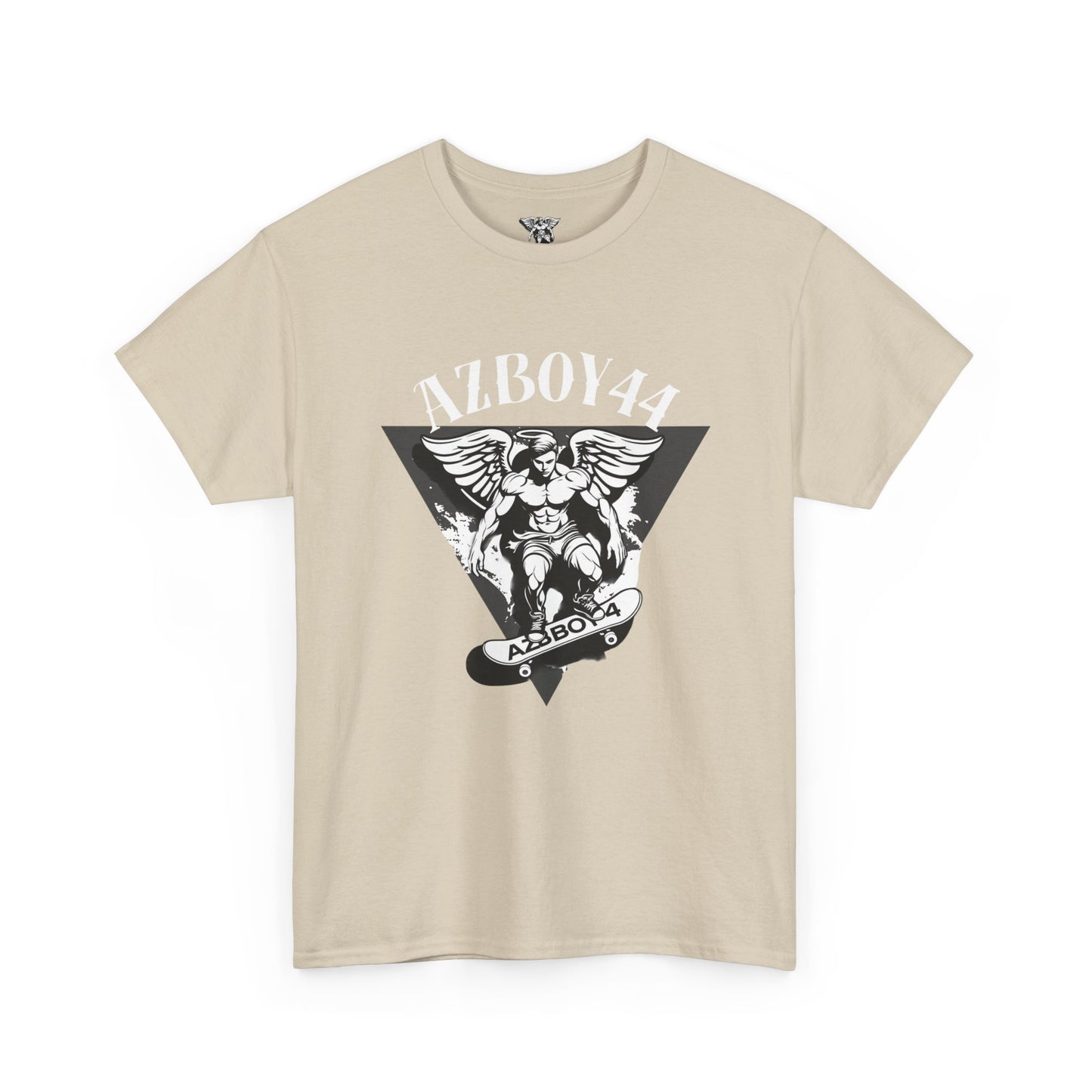 Angel Skateboard Graphic Tee — AZBOY44 Vintage Skate Shirt