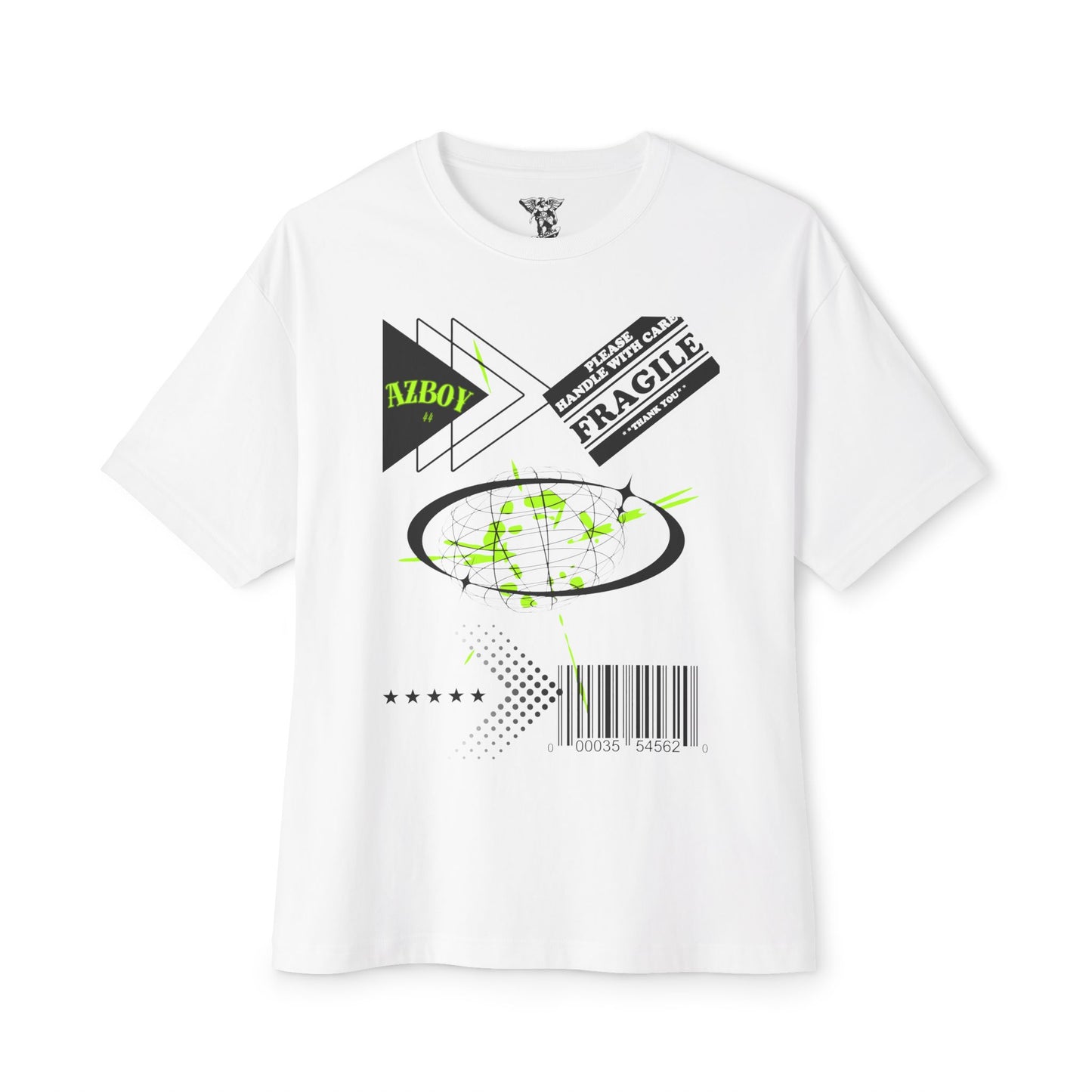 AZBOY Retro Graphic T-Shirt — Unisex Boxy Tee