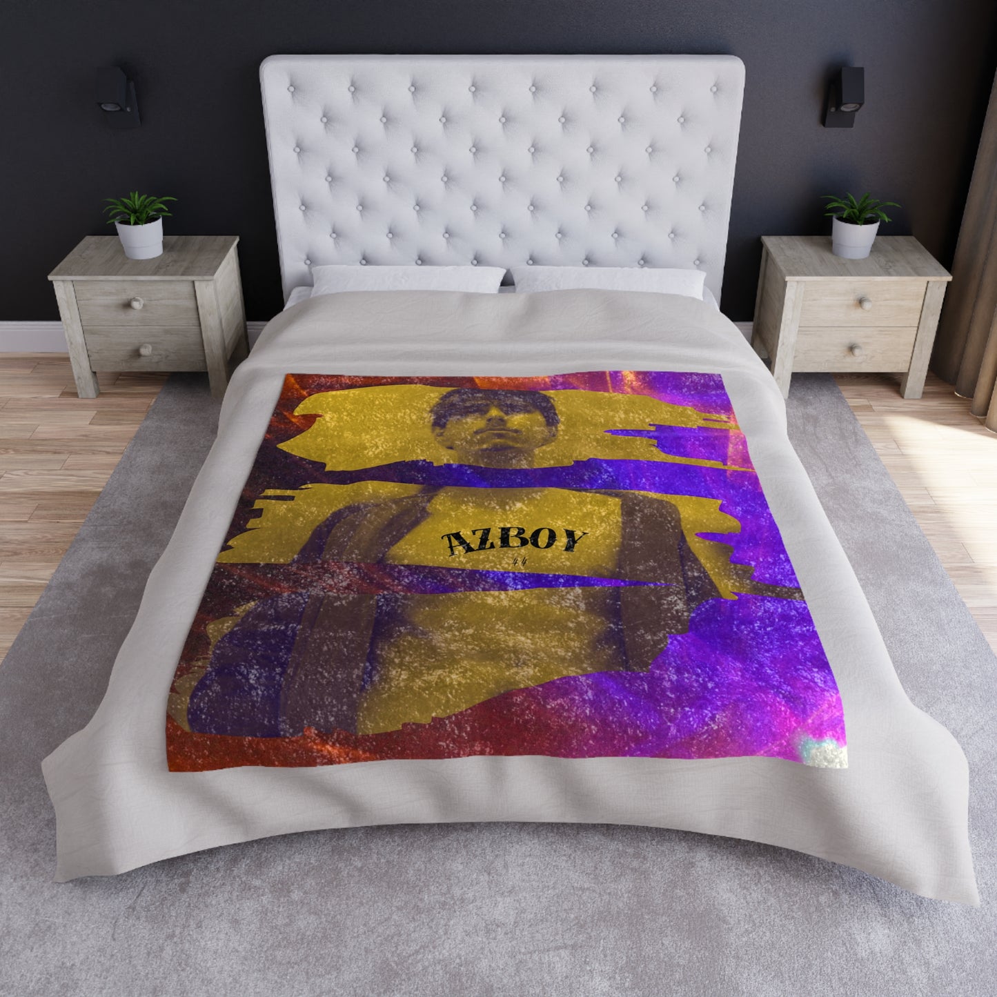 AZBOY44 (Crushed Velvet Blanket)