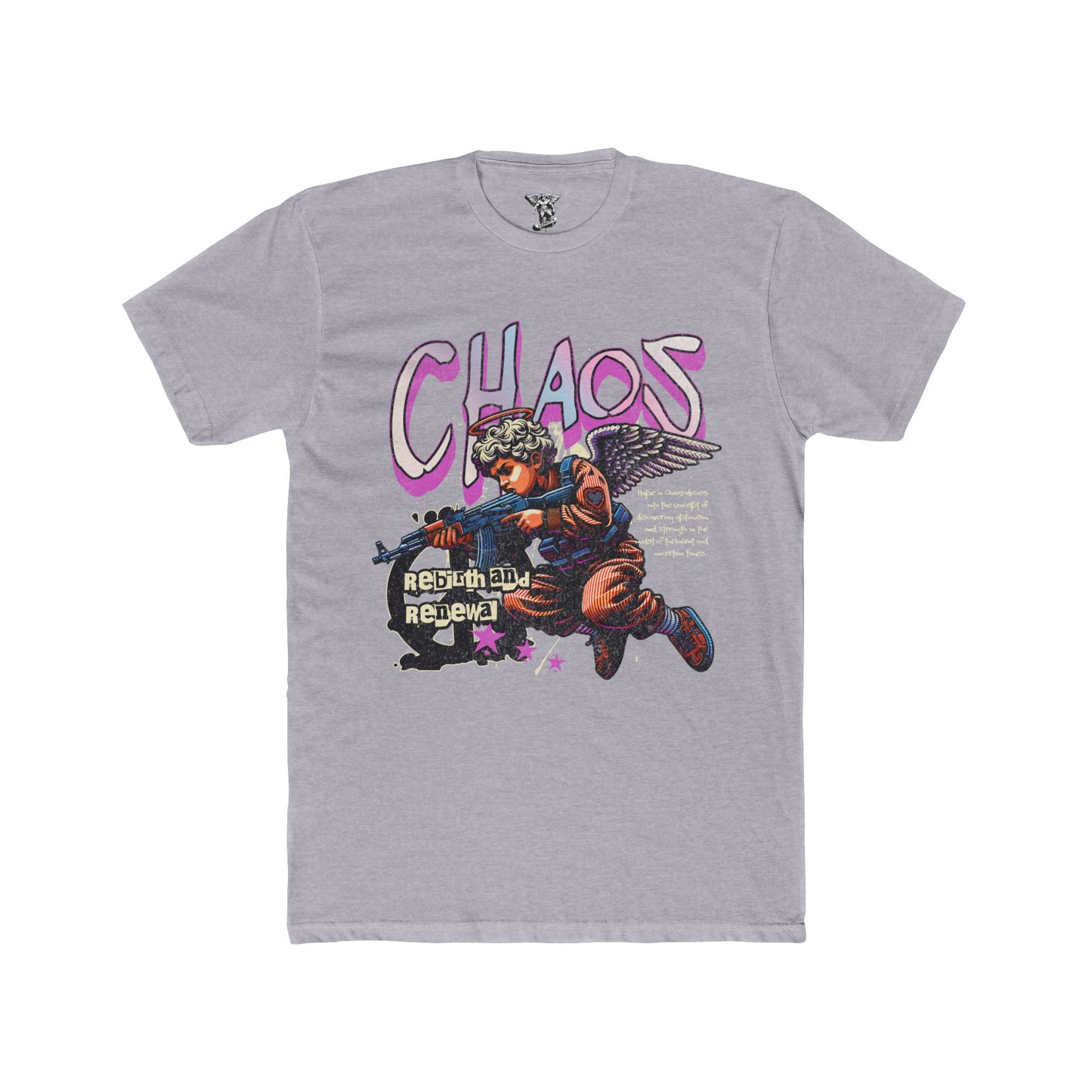 Chaos Graphic Tee — Casual Streetwear Shirt for Men & Women