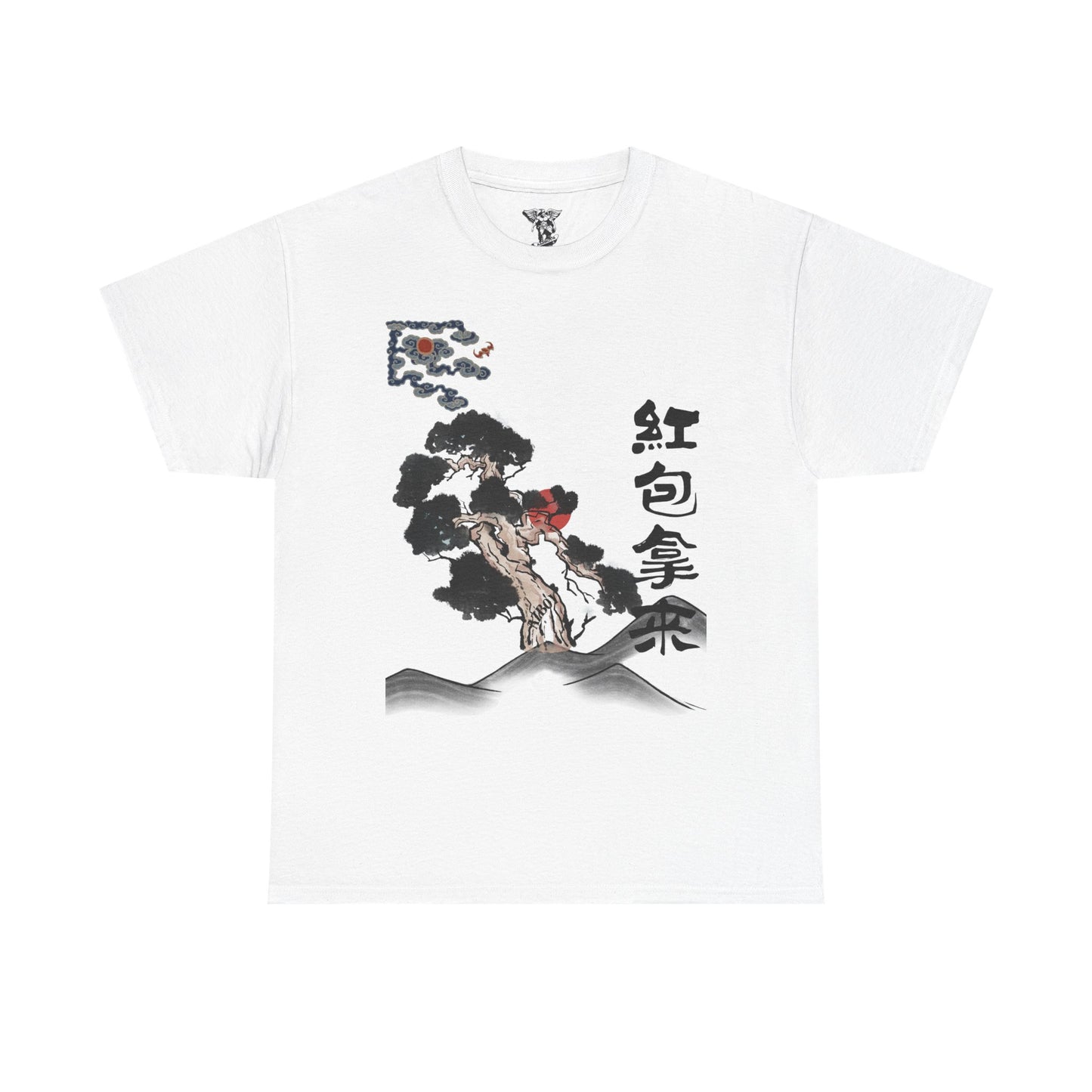 Nature Artistic Tee — Scenic Floral & Landscape Graphic T-Shirt