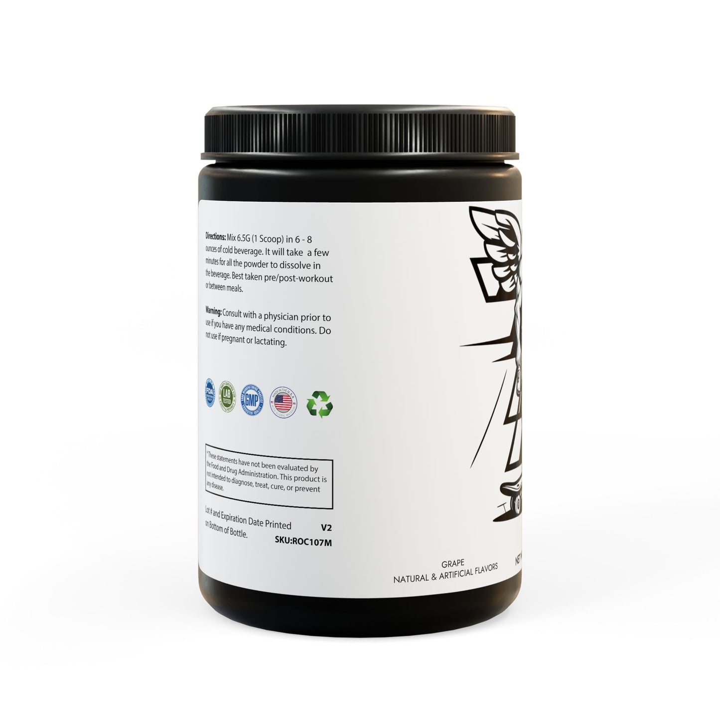 AZBOY44 (BCAA Supplement, Grape)(325g, 11.46oz, 50 servings)