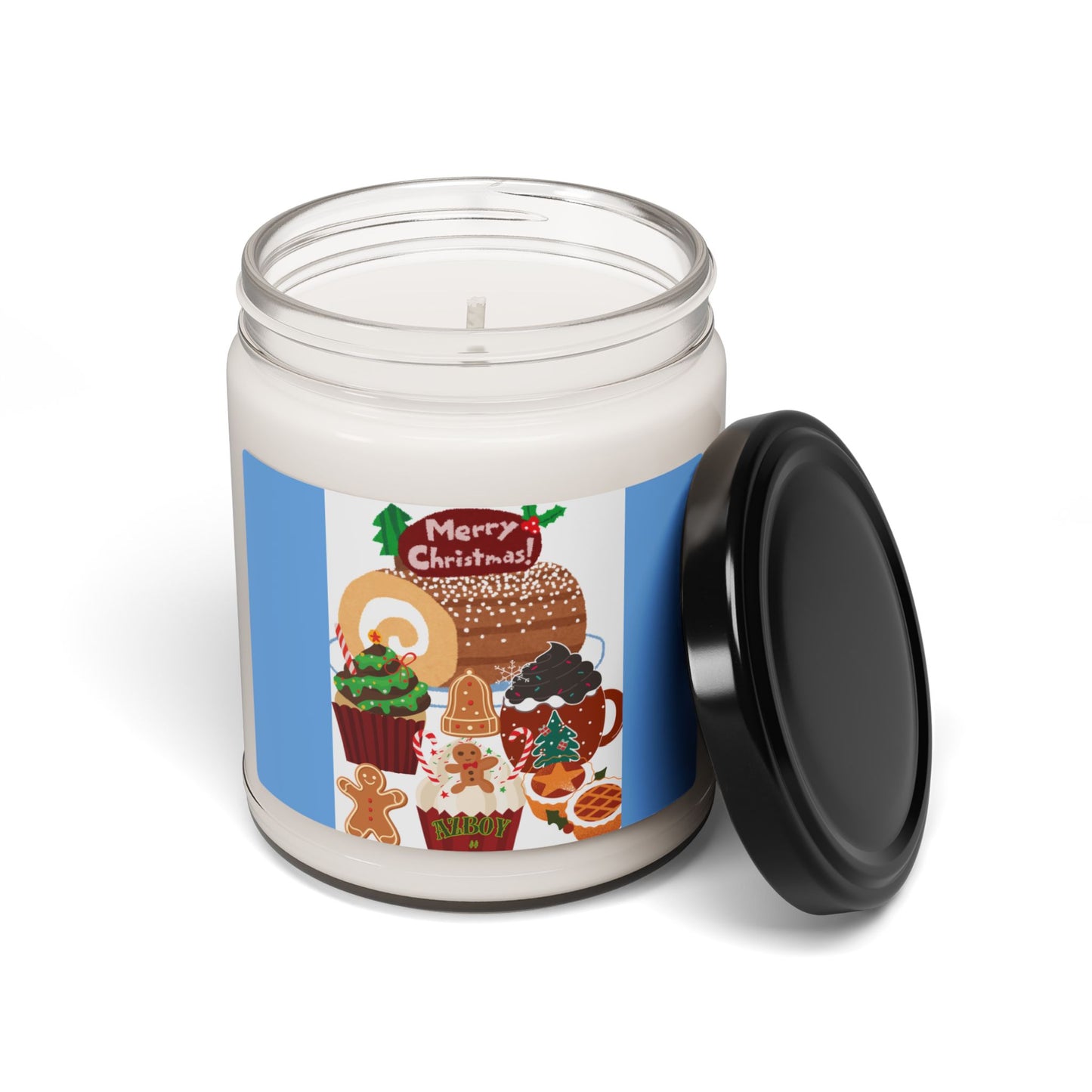 Christmas cookies candy (Scented Soy Candle, 9oz)