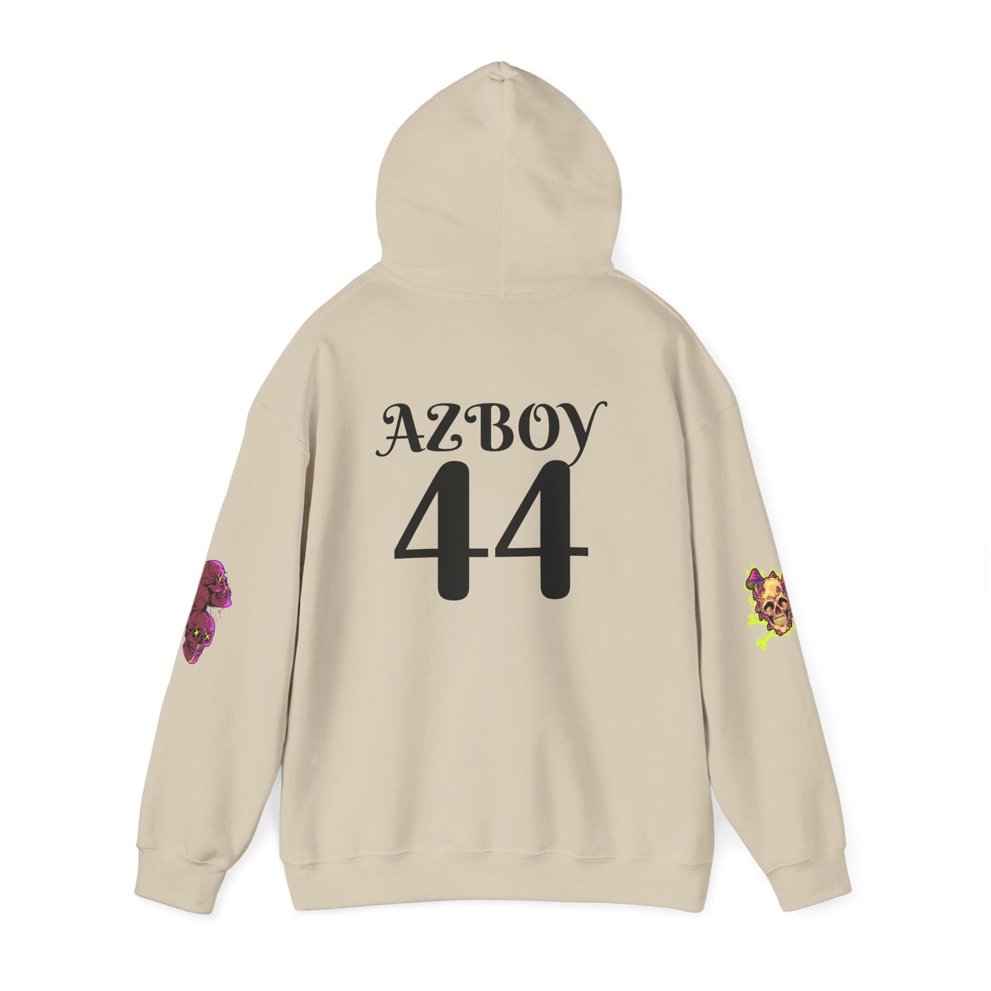 Floral Unisex Hooded Sweatshirt - Artistic Streetwear Gift for Him/Her