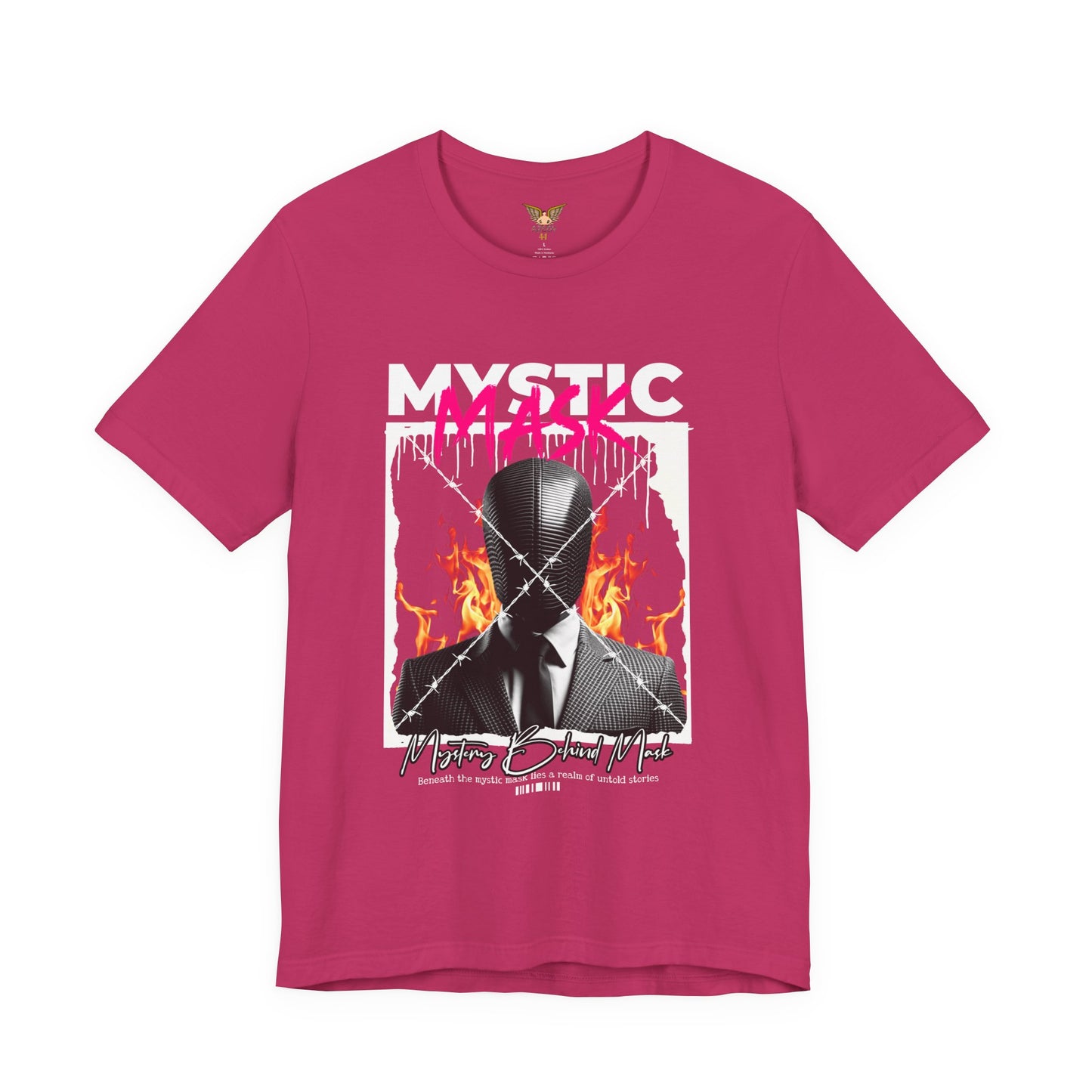 Unisex Graphic Tee with 'MASK' Design - Perfect for Halloween and Movie Nights