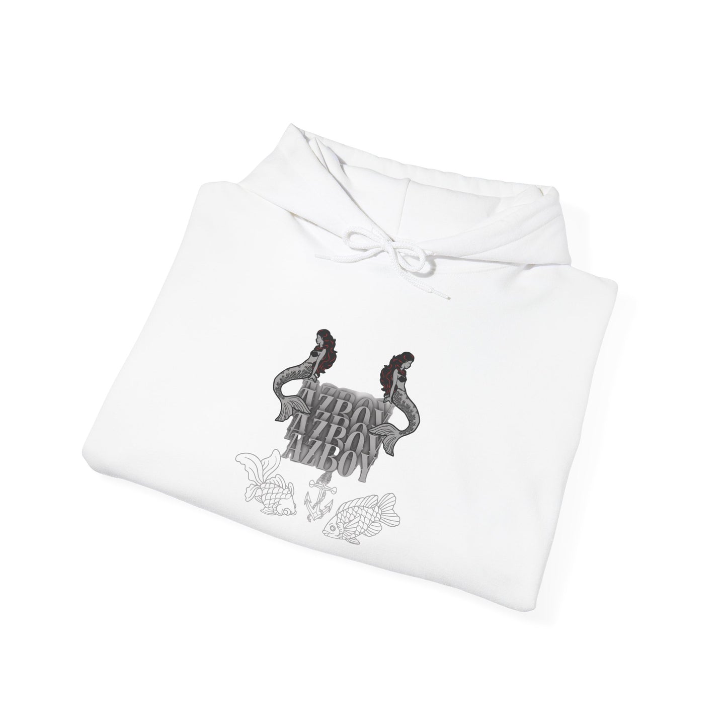 Graphic Hoodie — Gothic Crest Design with ‘Stay Wild’ Text