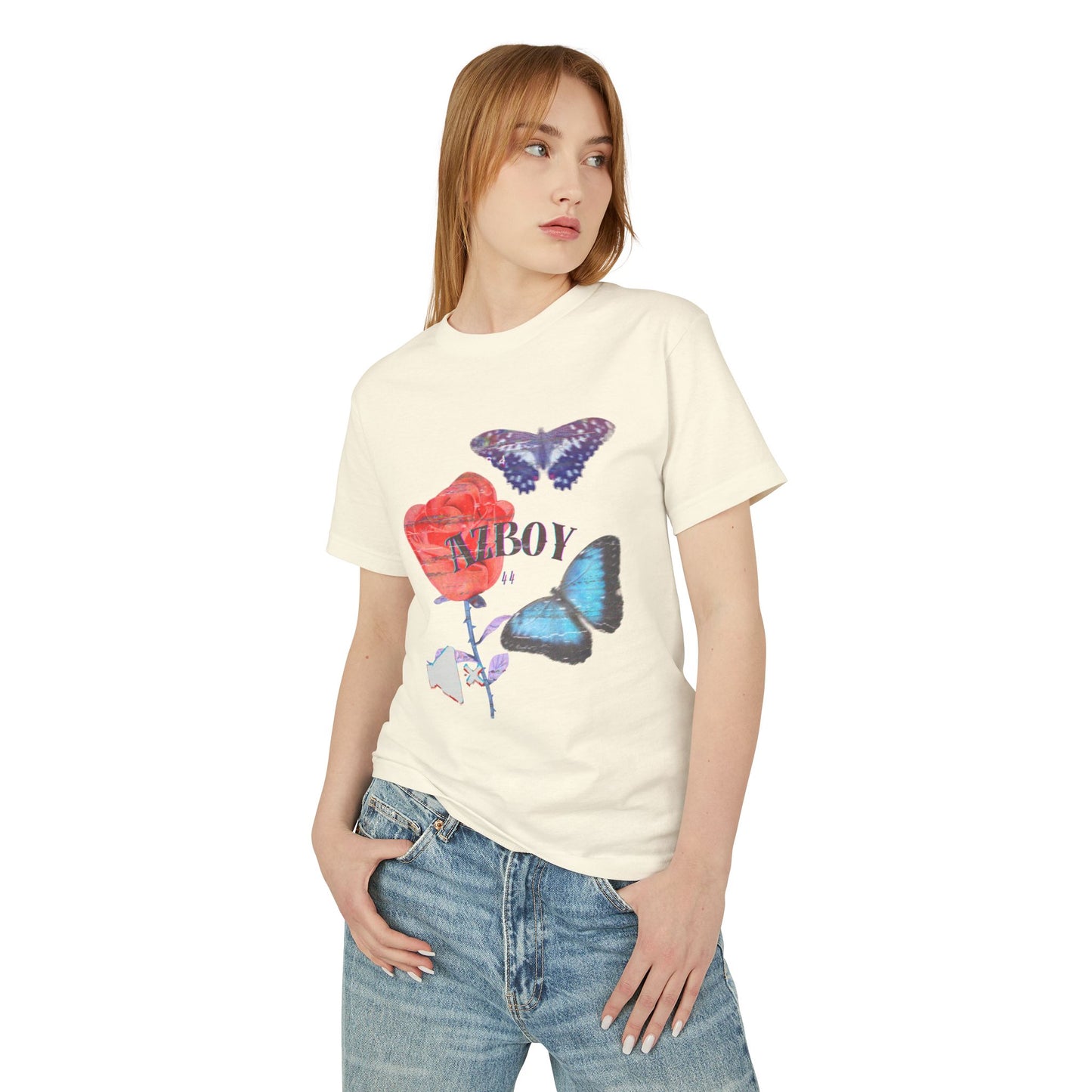 Butterfly Rose Tee - Unisex T-Shirt - AZBOY44 Design