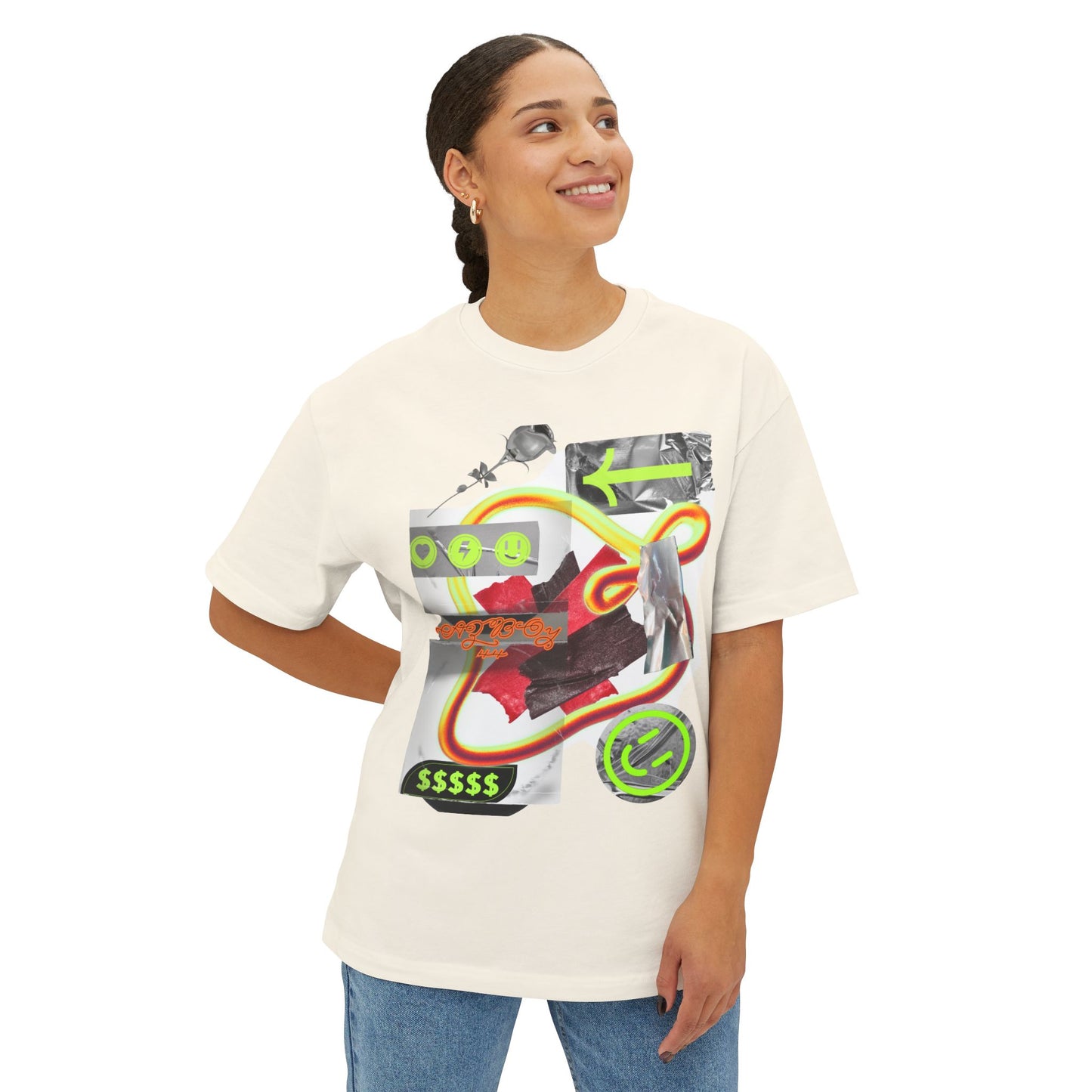 AZBOY Crazy ART Oversized Tee