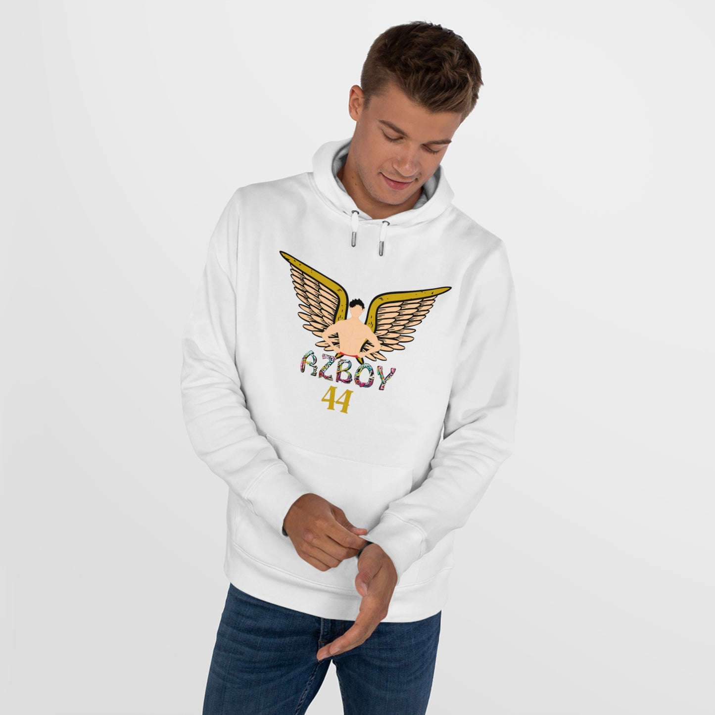 Angel Hooded Sweatshirt - AZBOY44 Design