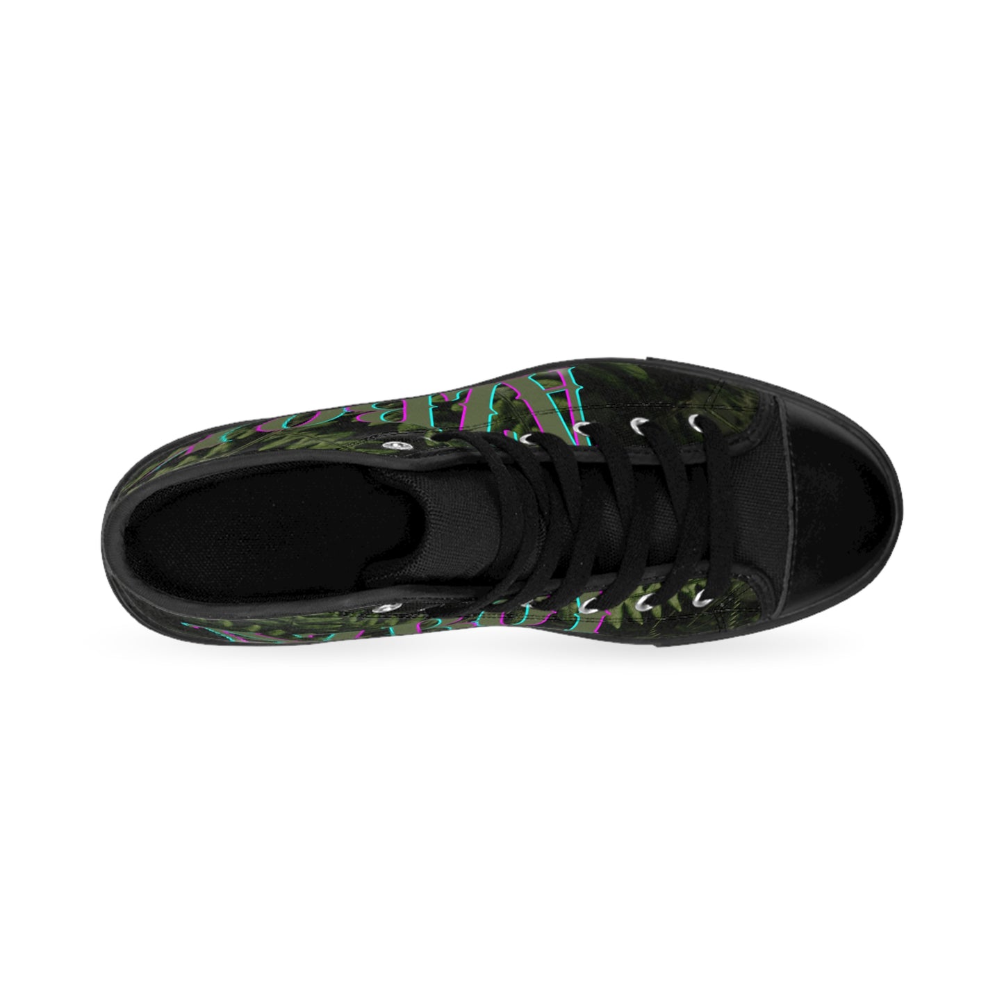 AZBOY44 nature, green leaf (Men's Classic Sneakers)