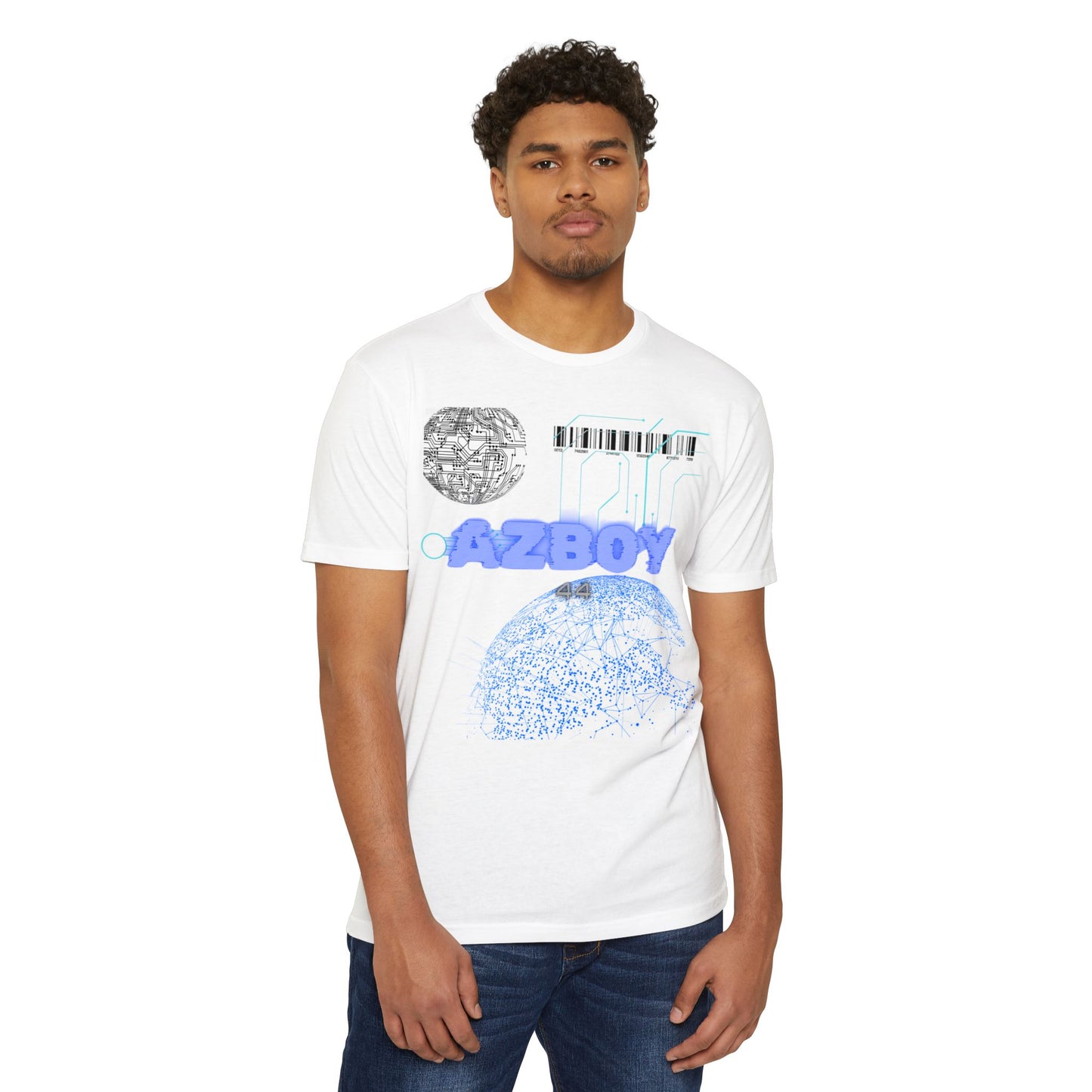 AZBOY Digital world (CVC Jersey T-shirt)