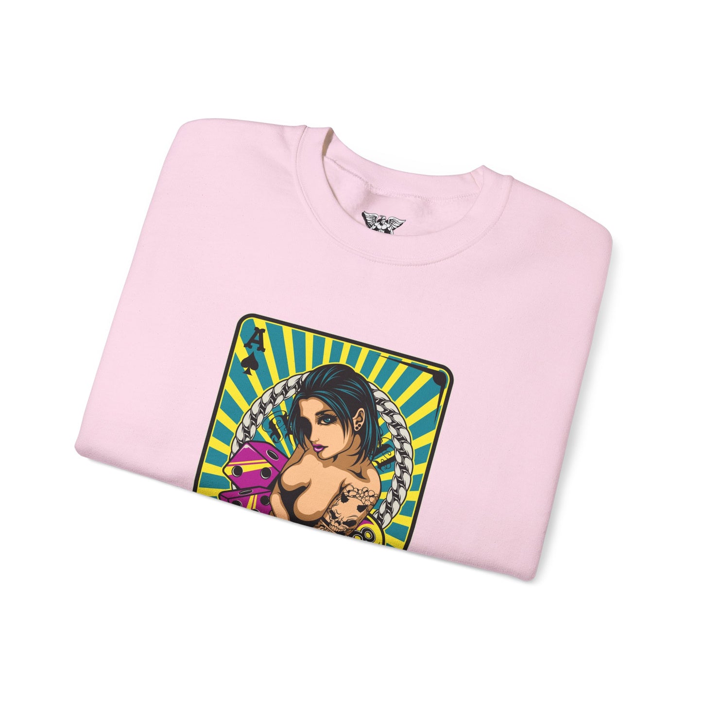 Vintage Tattoo Art Crewneck Sweatshirt - Retro Graphic Design for Art Lovers