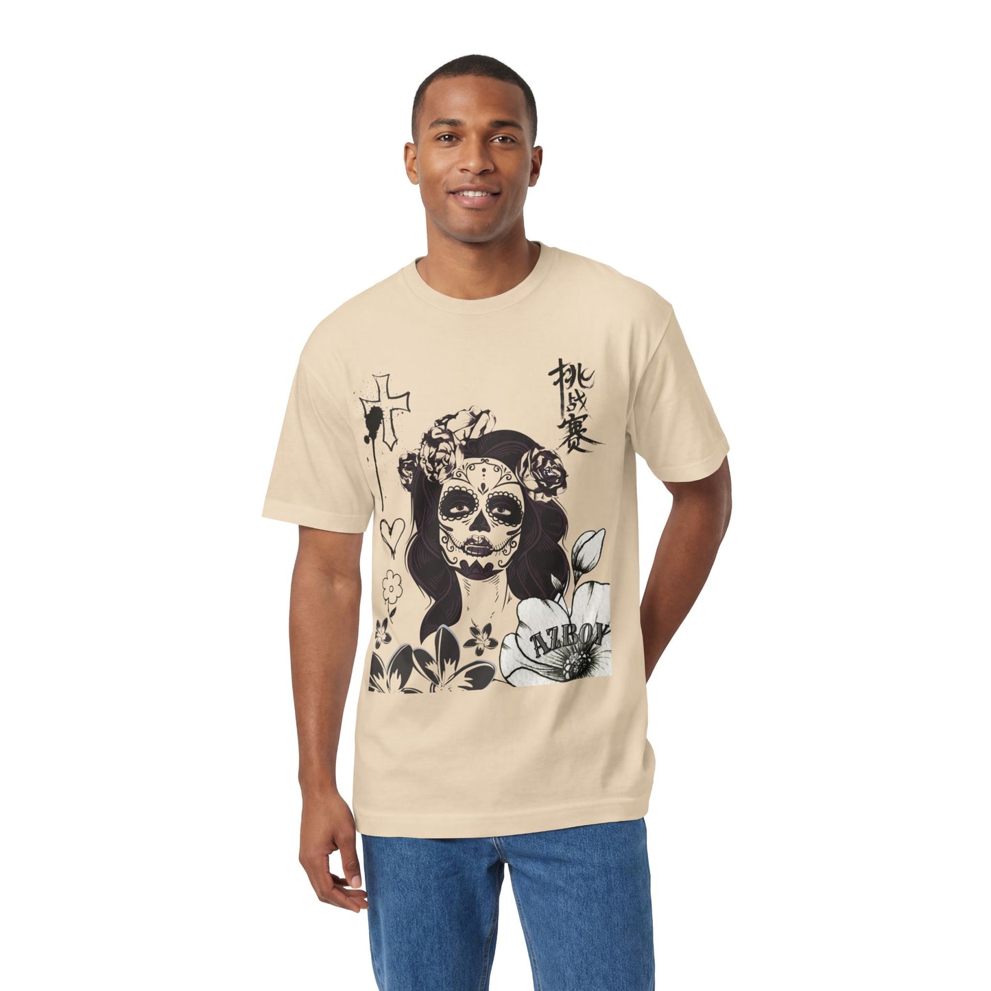 Day of the Dead Skull T-Shirt — Classic AZBOY Tee