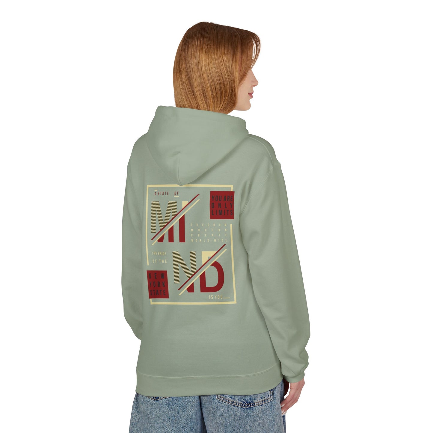 Mindset Motivational Streetwear Fleece Hoodie