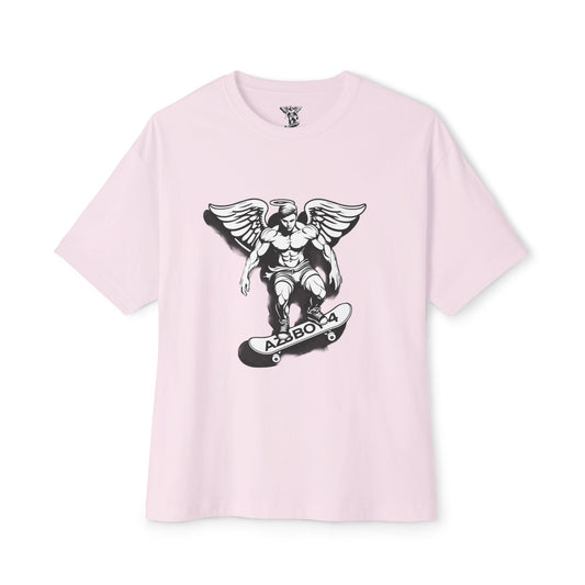 Oversized Skateboard Angel Tee - Streetwear Fashion